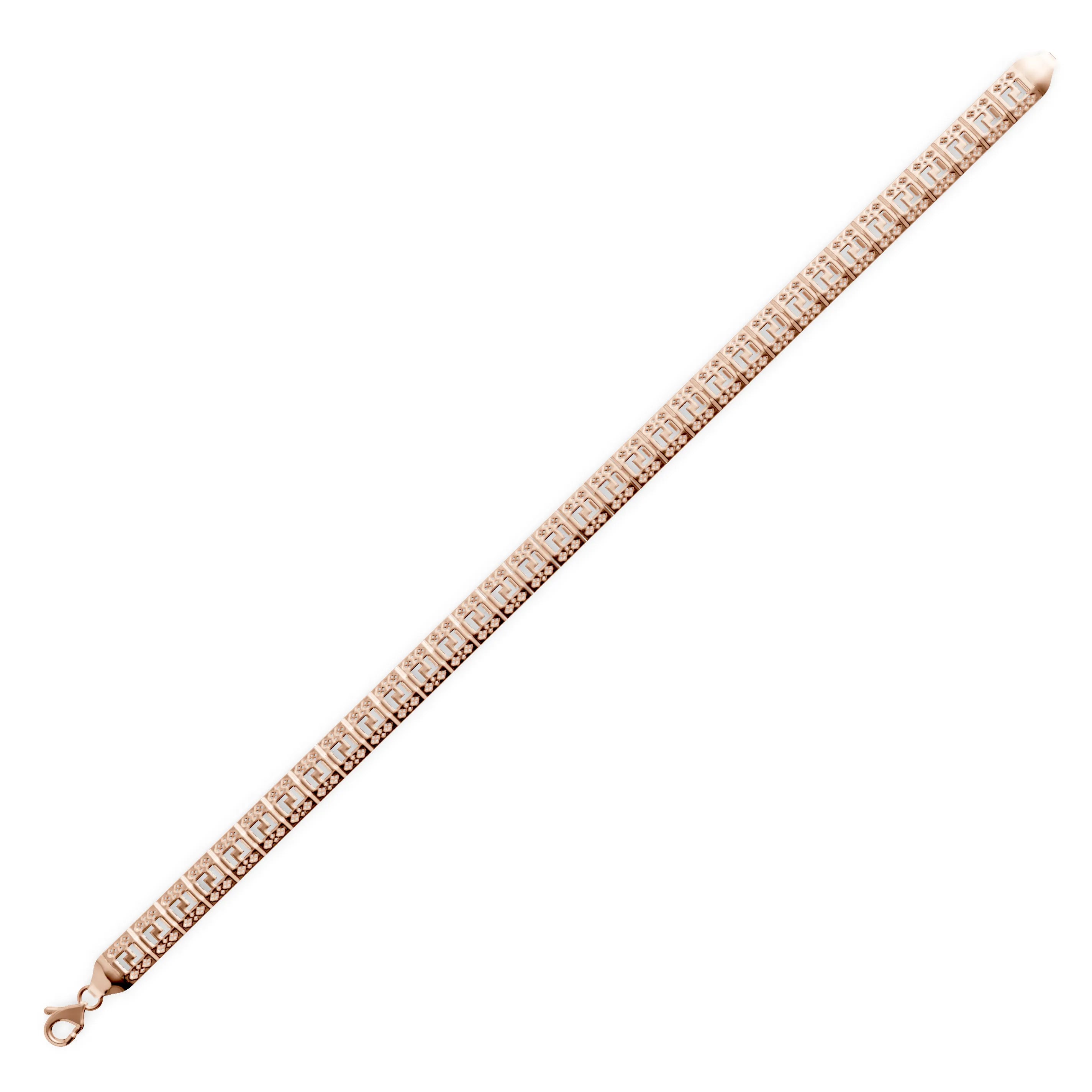 Pargold Solid Gold Elegance Redefined: Exquisite Gold Bracelet -Rose_Static_Rose