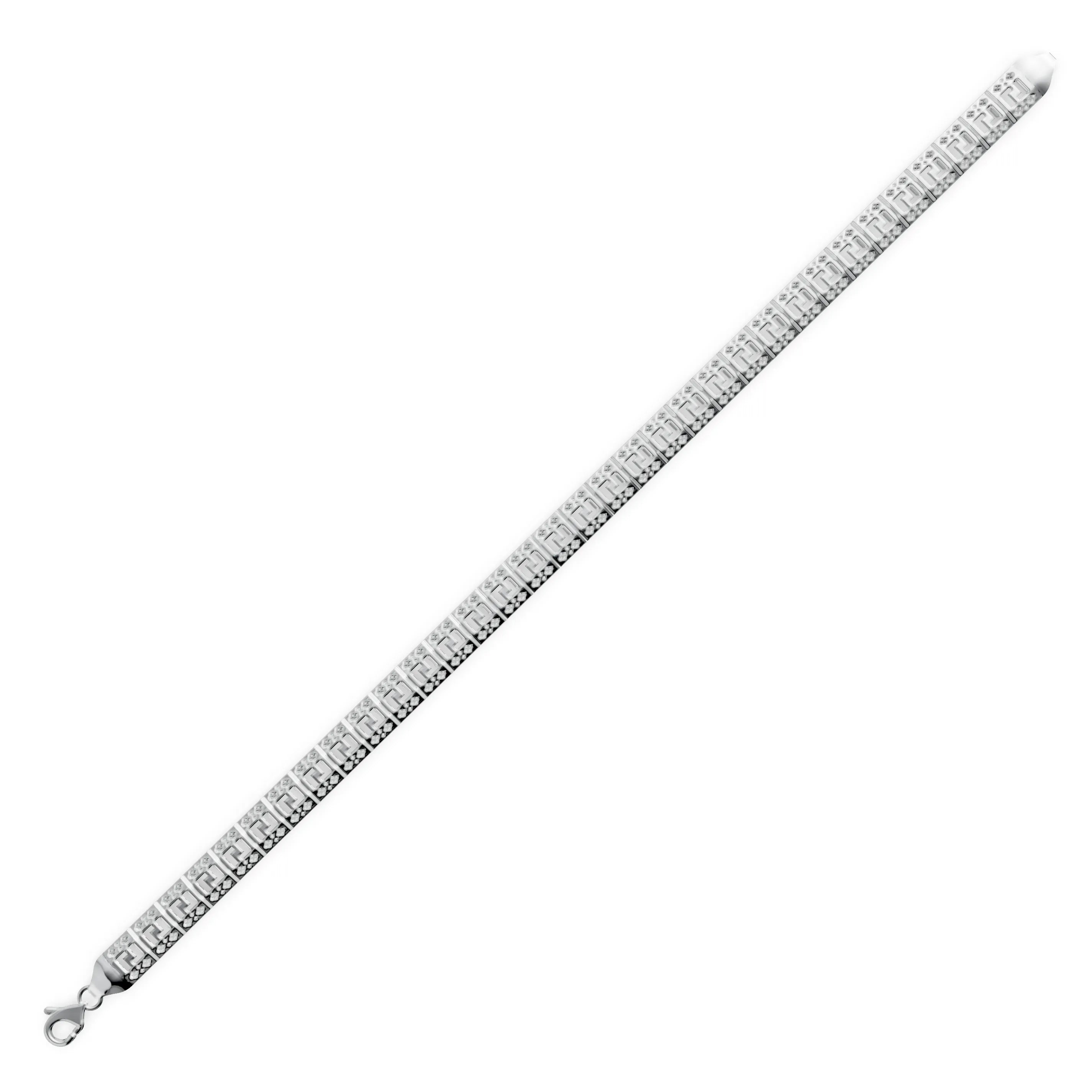 Pargold Solid Gold Elegance Redefined: Exquisite Gold Bracelet -Silver_Static_Silver