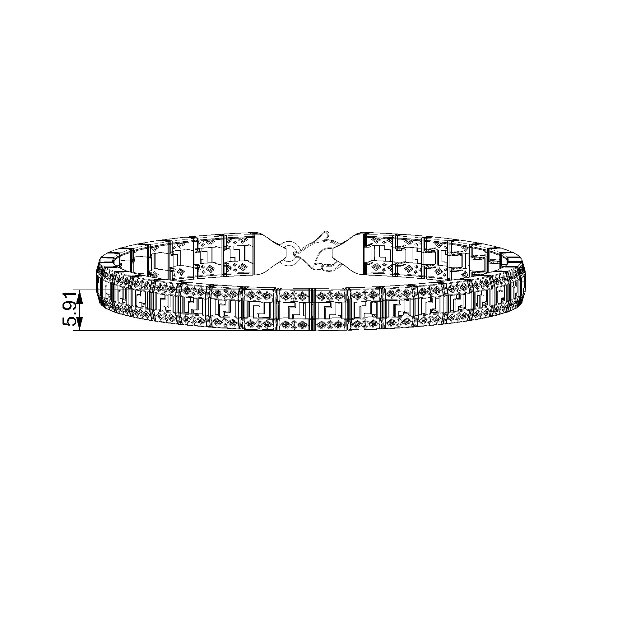 Pargold Solid Gold Elegance Redefined: Exquisite Gold Bracelet-Static