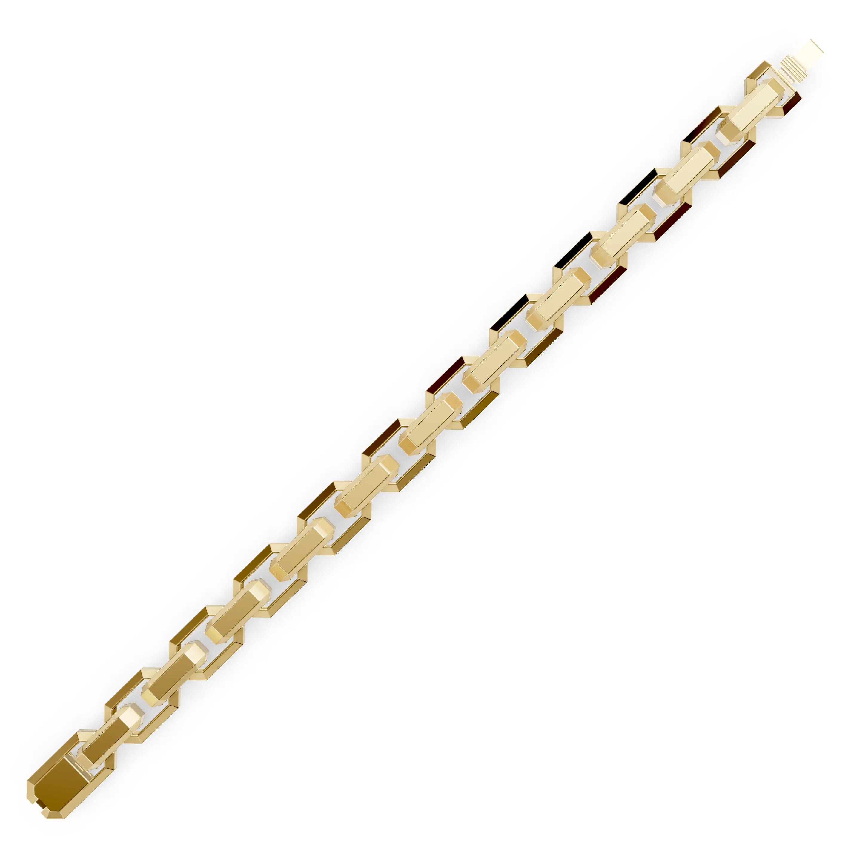 Pargold Solid Gold Sophisticated Chic Gold Bracelet -Gold_Static_Gold