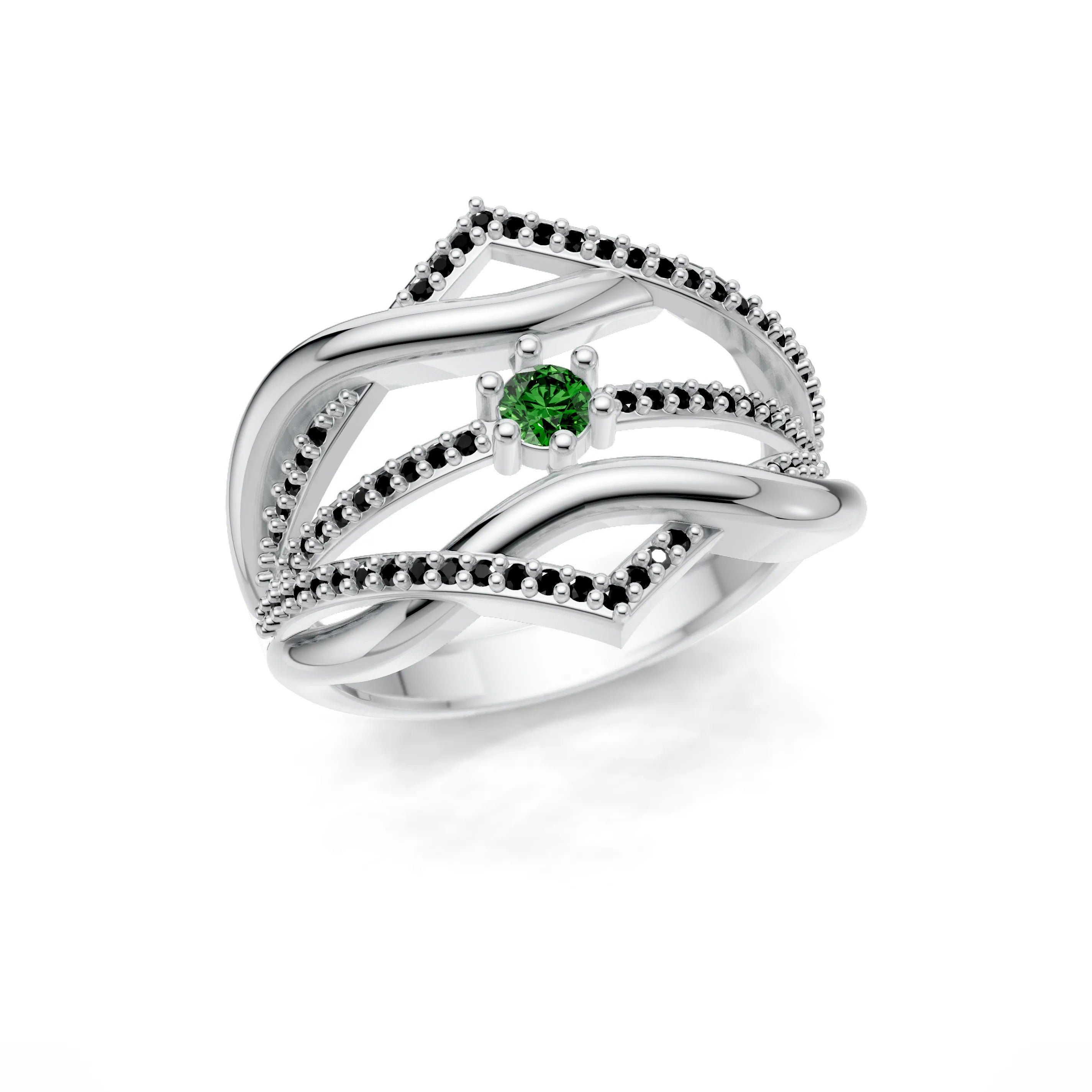 Silver_Emerald_Black