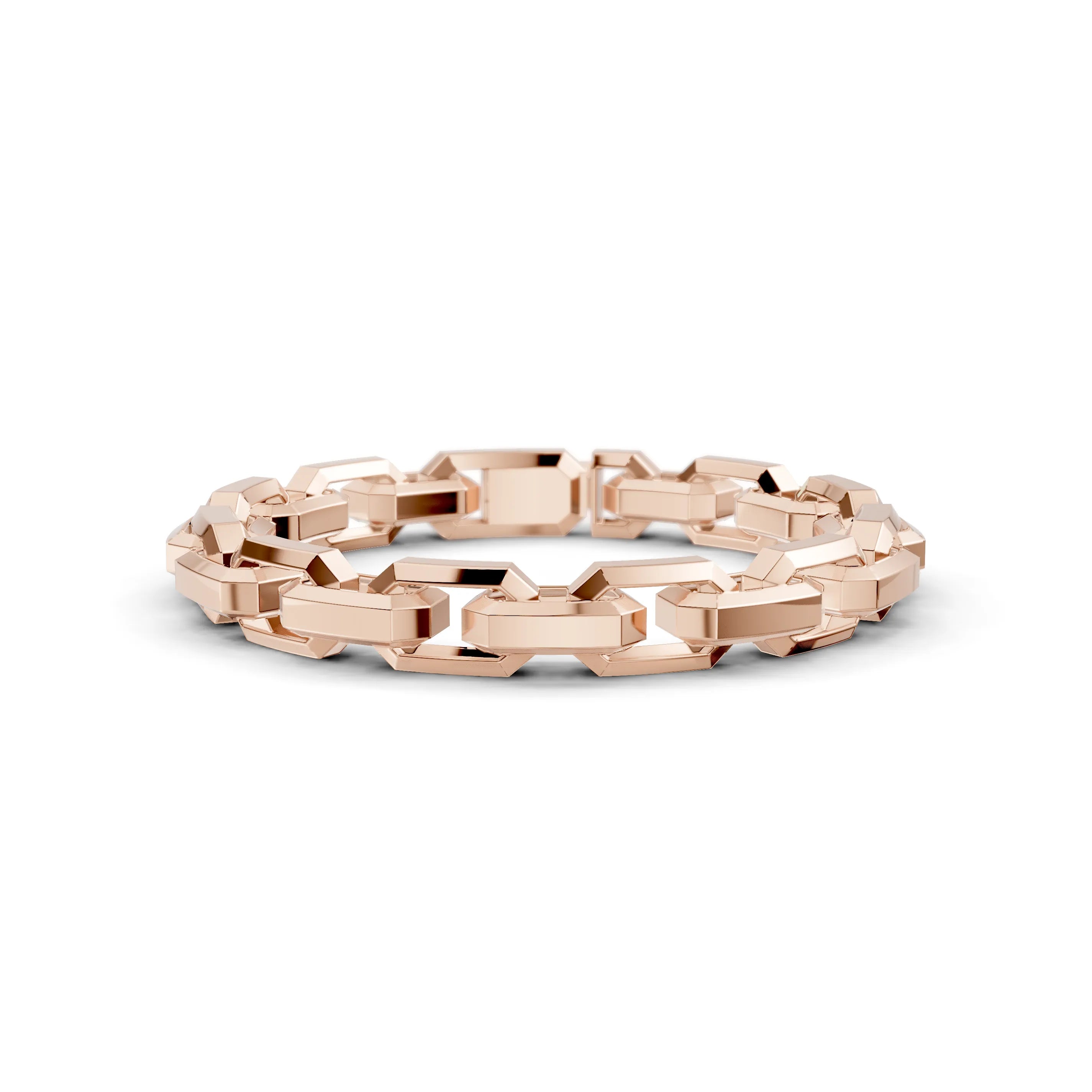 Pargold Solid Gold Sophisticated Chic Gold Bracelet -Rose_Static_Rose