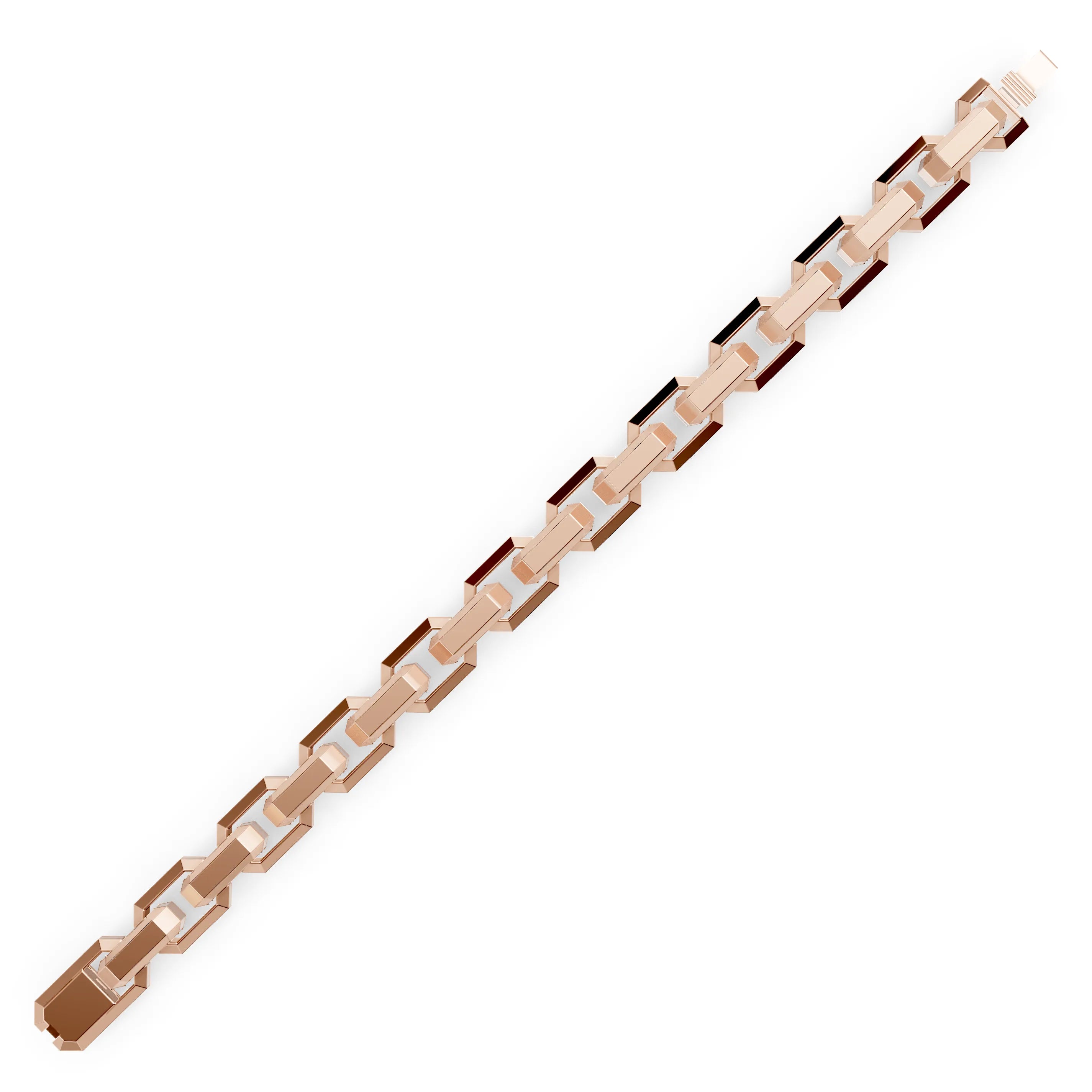 Pargold Solid Gold Sophisticated Chic Gold Bracelet -Rose_Static_Rose