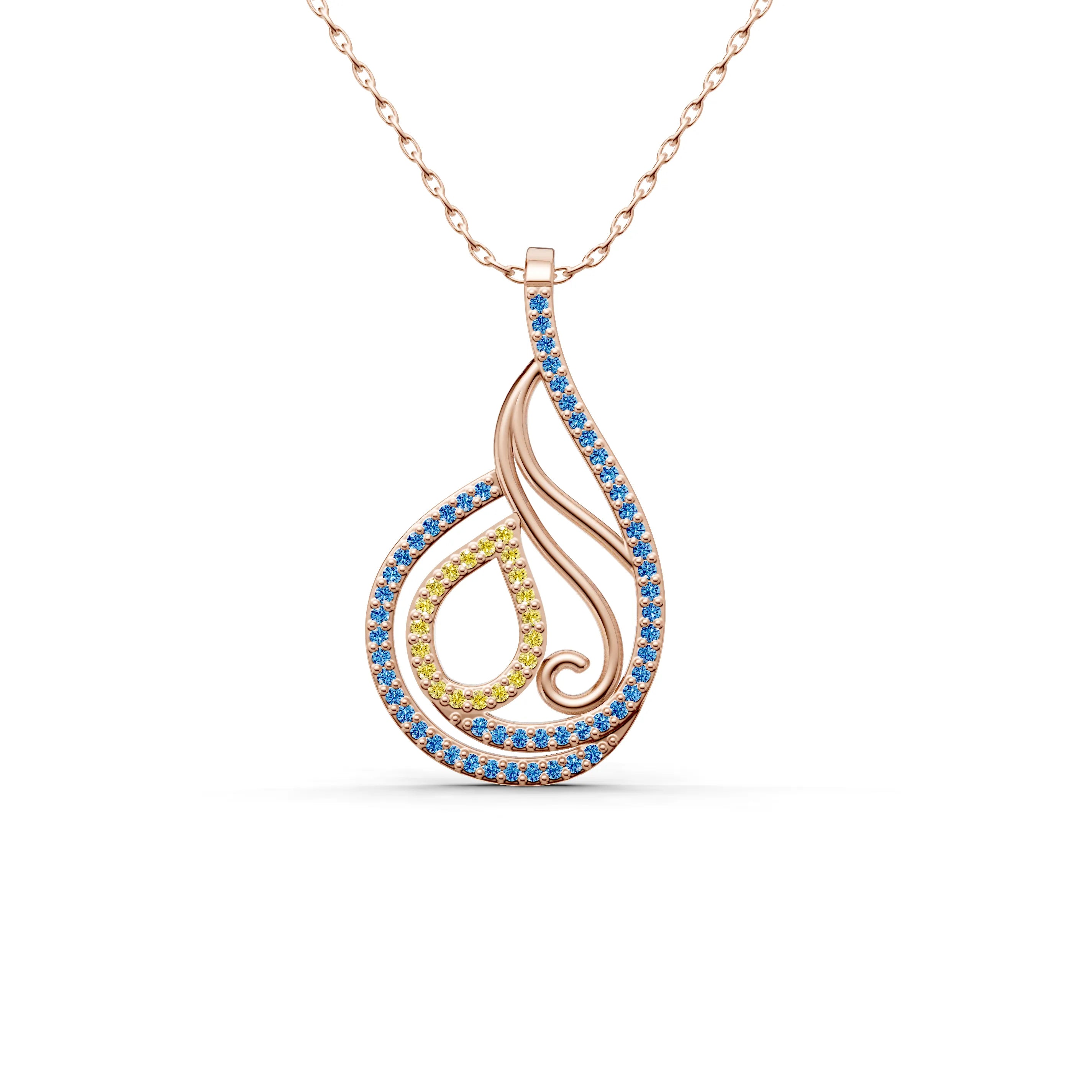 Rose_Citrine_Aquamarine