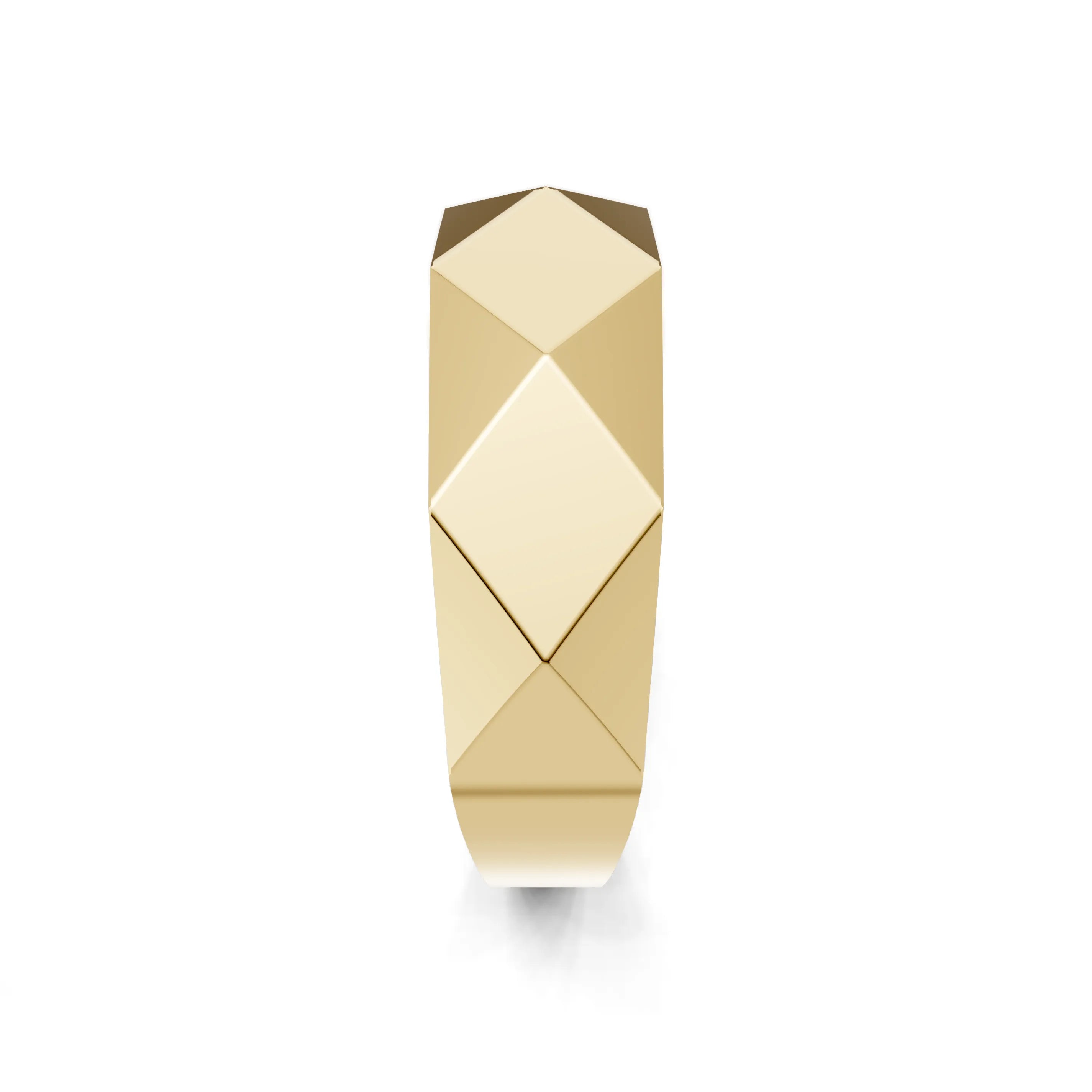 Pargold Solid Gold Avant-Garde Facet Ring -Gold_Static_Gold
