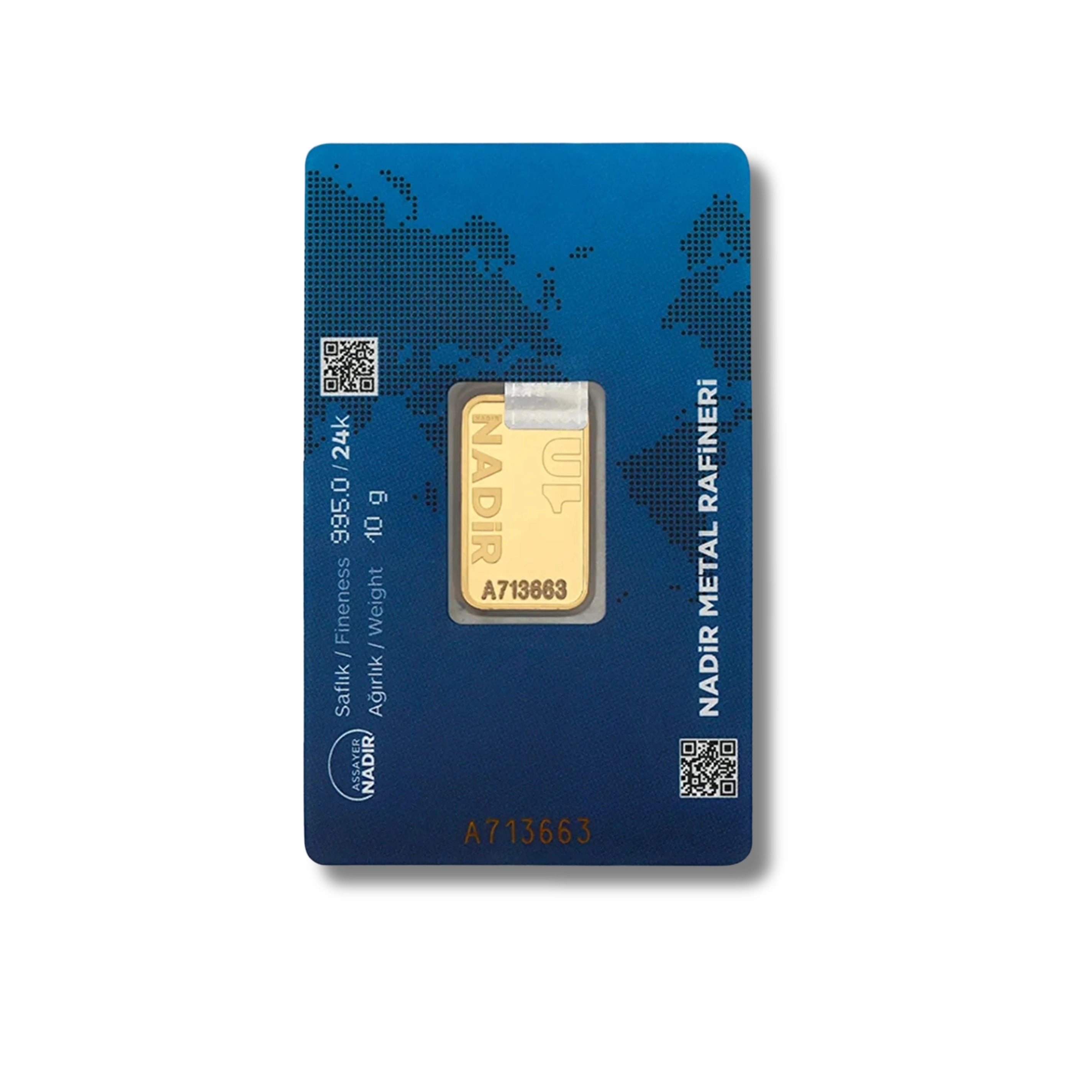 İnci Gold 10 Gr 24K Nadir Gold Bar