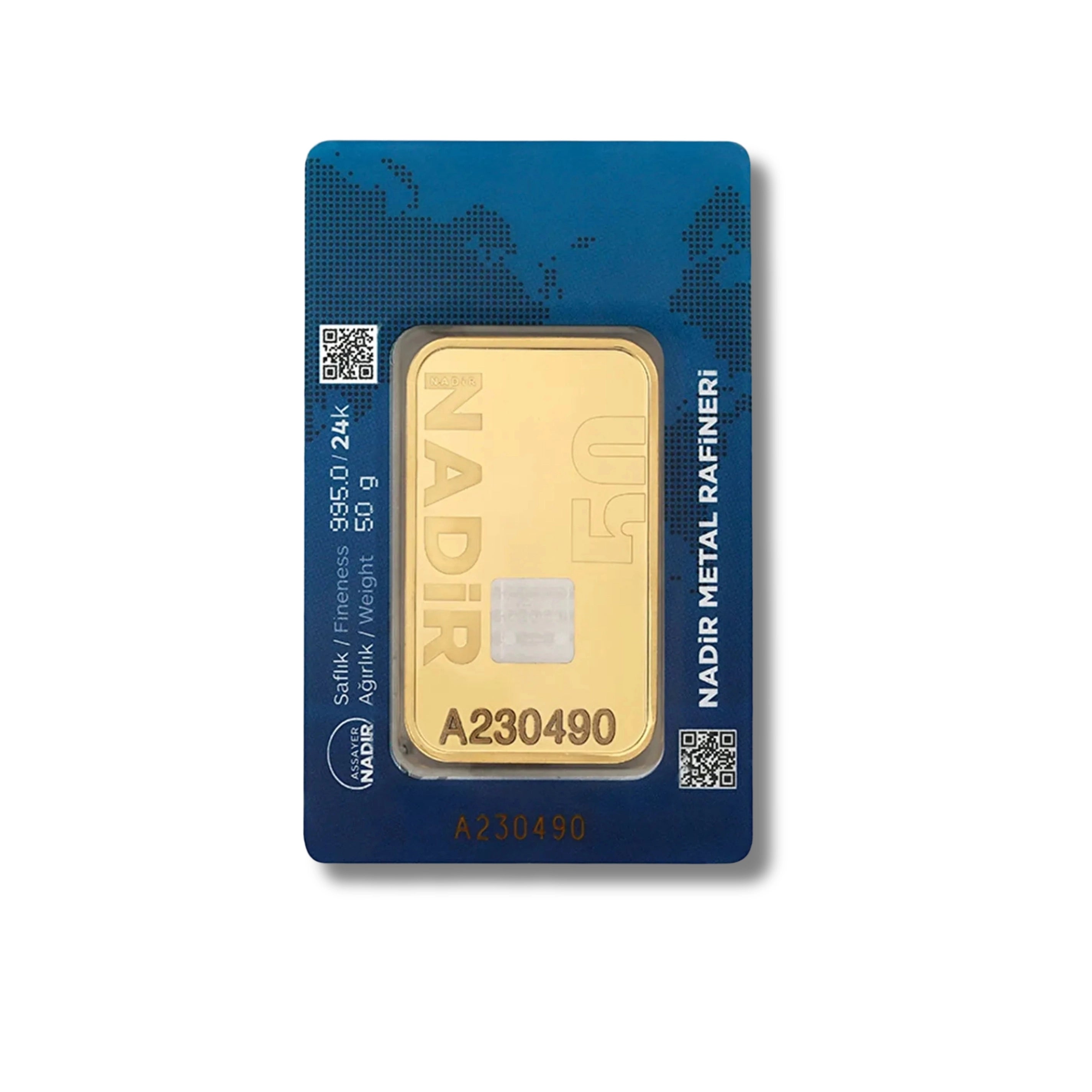 İnci Gold 50 Gr 24K Nadir Gold Bar